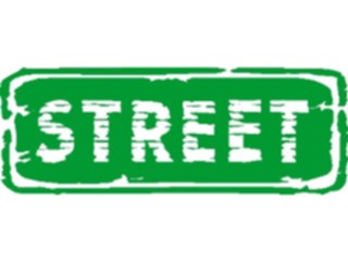 Sticker Custom Preview Image #111220 Road Signs Brush Stroke Street