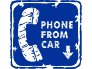 Sticker Custom Preview Image #111240 Road Signs Brush Stroke Telephone11