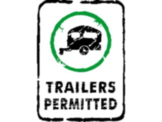 Sticker Custom Preview Image #111252 Road Signs Brush Stroke Trailers Permitted