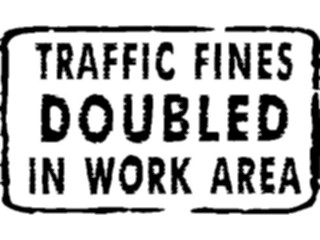 Sticker Custom Preview Image #111295 Road Signs Brush Stroke Work Area Fines
