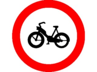 Sticker Custom Preview Image #111330 Road Signs Road Signs Bike Crossing