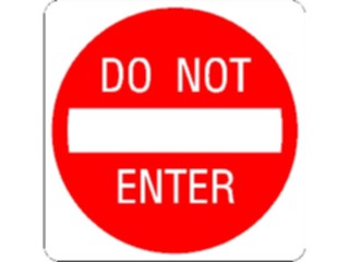 Sticker Custom Preview Image #111411 Road Signs Road Signs Do Not Enter02