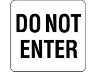 Sticker Custom Preview Image #111416 Road Signs Road Signs Do Not Enter07