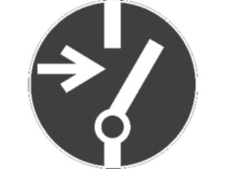 Sticker Custom Preview Image #111433 Road Signs Road Signs Enter Through Gate