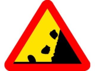 Sticker Custom Preview Image #111436 Road Signs Road Signs Falling Rocks3