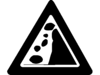 Sticker Custom Preview Image #111437 Road Signs Road Signs Falling Rocks4