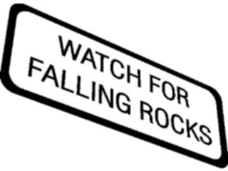 Sticker Custom Preview Image #111441 Road Signs Road Signs Falling Rocks8