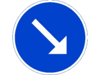 Sticker Custom Preview Image #111476 Road Signs Road Signs Hard Right1