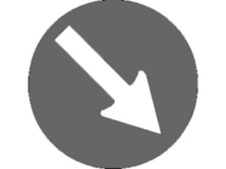 Sticker Custom Preview Image #111477 Road Signs Road Signs Hard Right2