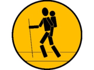 Sticker Custom Preview Image #111483 Road Signs Road Signs Hiking2