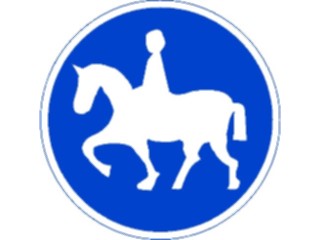 Sticker Custom Preview Image #111484 Road Signs Road Signs Horse Crossing1