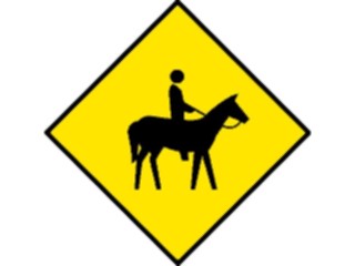 Sticker Custom Preview Image #111488 Road Signs Road Signs Horse Crossing5