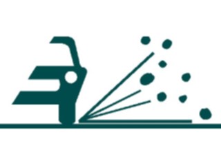 Sticker Custom Preview Image #111542 Road Signs Road Signs Loose Gravel1