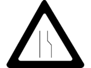 Sticker Custom Preview Image #111548 Road Signs Road Signs Merge Left