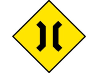Sticker Custom Preview Image #111561 Road Signs Road Signs Narrow Bridge4