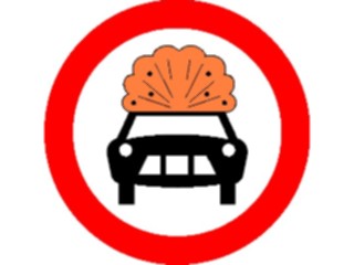 Sticker Custom Preview Image #111567 Road Signs Road Signs No Carrying Explosives