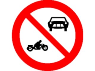 Sticker Custom Preview Image #111582 Road Signs Road Signs No Motor Vehicles