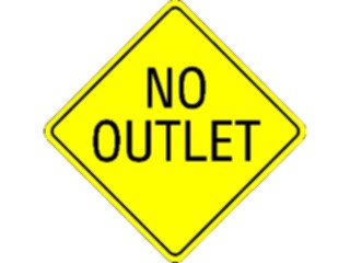 Sticker Custom Preview Image #111584 Road Signs Road Signs No Outlet