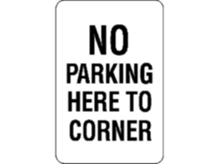 Sticker Custom Preview Image #111597 Road Signs Road Signs No Parking Corner