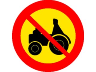 Sticker Custom Preview Image #111612 Road Signs Road Signs No Tractors