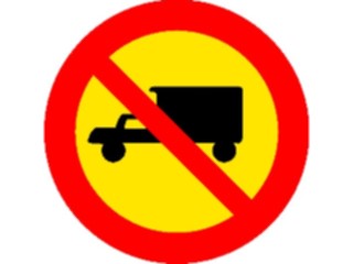 Sticker Custom Preview Image #111617 Road Signs Road Signs No Trucks1