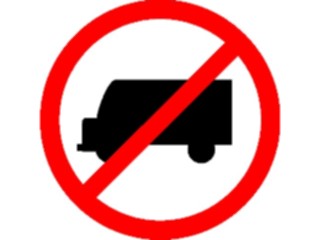 Sticker Custom Preview Image #111618 Road Signs Road Signs No Trucks2
