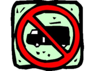 Sticker Custom Preview Image #111619 Road Signs Road Signs No Trucks3