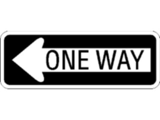 Sticker Custom Preview Image #111632 Road Signs Road Signs One Way3