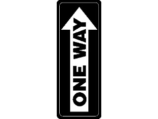 Sticker Custom Preview Image #111635 Road Signs Road Signs One Way6