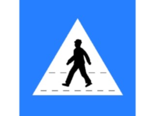 Sticker Custom Preview Image #111663 Road Signs Road Signs Pedestrian Crossing