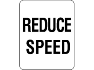 Sticker Custom Preview Image #111710 Road Signs Road Signs Reduce Speed