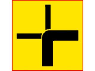 Sticker Custom Preview Image #111720 Road Signs Road Signs Right Turn1