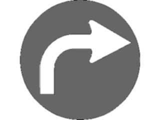 Sticker Custom Preview Image #111726 Road Signs Road Signs Right Turn7