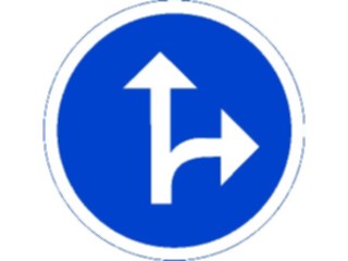 Sticker Custom Preview Image #111729 Road Signs Road Signs Right Turn Split1