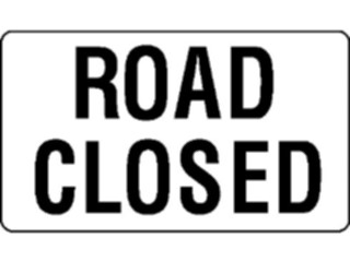 Sticker Custom Preview Image #111735 Road Signs Road Signs Road Closed2