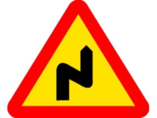 Sticker Custom Preview Image #111736 Road Signs Road Signs Road Curves1