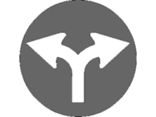 Sticker Custom Preview Image #111748 Road Signs Road Signs Road Splits3