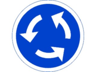 Sticker Custom Preview Image #111754 Road Signs Road Signs Roundabout1