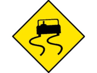 Sticker Custom Preview Image #111775 Road Signs Road Signs Slipperywhen Wet6