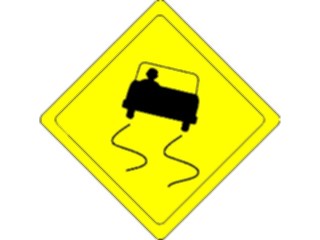 Sticker Custom Preview Image #111776 Road Signs Road Signs Slipperywhen Wet7