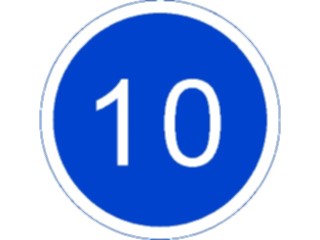 Sticker Custom Preview Image #111789 Road Signs Road Signs Speed010km1