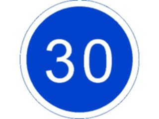 Sticker Custom Preview Image #111793 Road Signs Road Signs Speed030km1