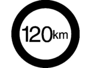Sticker Custom Preview Image #111808 Road Signs Road Signs Speed120km