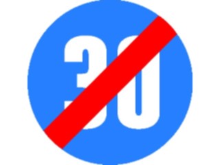 Sticker Custom Preview Image #111817 Road Signs Road Signs Speed Limit30