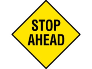 Sticker Custom Preview Image #111842 Road Signs Road Signs Stop Ahead3