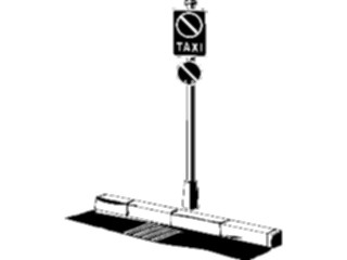 Sticker Custom Preview Image #111851 Road Signs Road Signs Taxi Stand