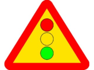 Sticker Custom Preview Image #111865 Road Signs Road Signs Traffic Light Ahead3