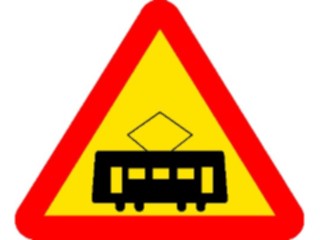 Sticker Custom Preview Image #111876 Road Signs Road Signs Trolley Car