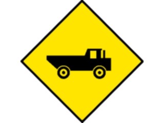 Sticker Custom Preview Image #111879 Road Signs Road Signs Truck Crossing3