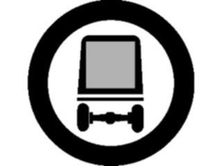 Sticker Custom Preview Image #111883 Road Signs Road Signs Trucks Not Allowed